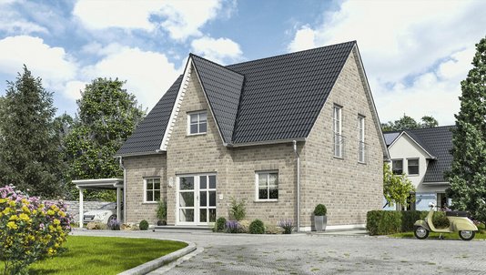 Lifestyle-120-Strasse-Klinker-6 Lifestyle 120 Klinker mit Friesengiebel